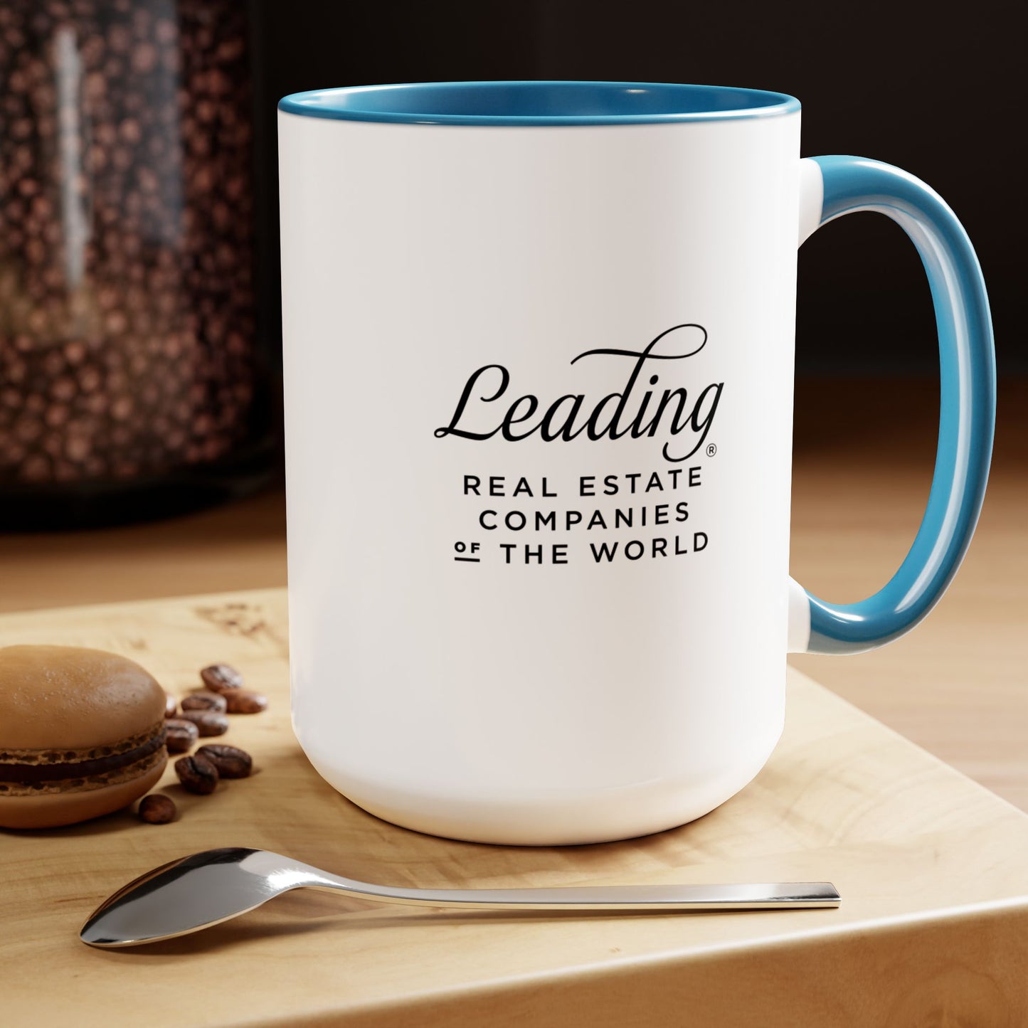 Two-Tone Coffee Mugs, 15oz