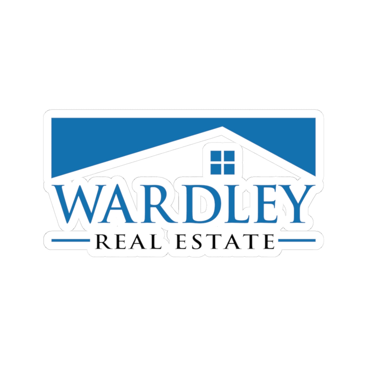 Wardley Real Estate Kiss-Cut Stickers | Home & Office Decor, Laptop Stickers, Realtor Gifts, Branding Stickers, Customizable Designs