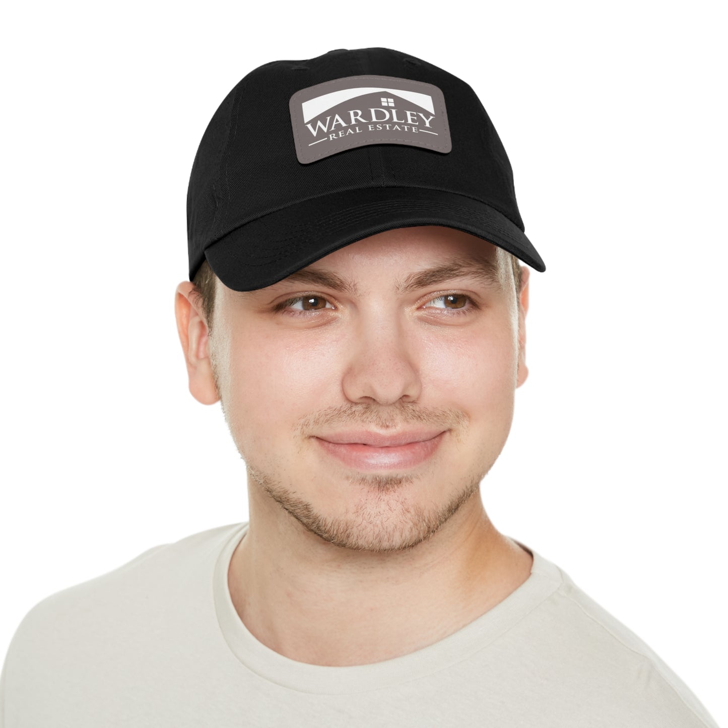 Dad Hat with Leather Patch (Rectangle)