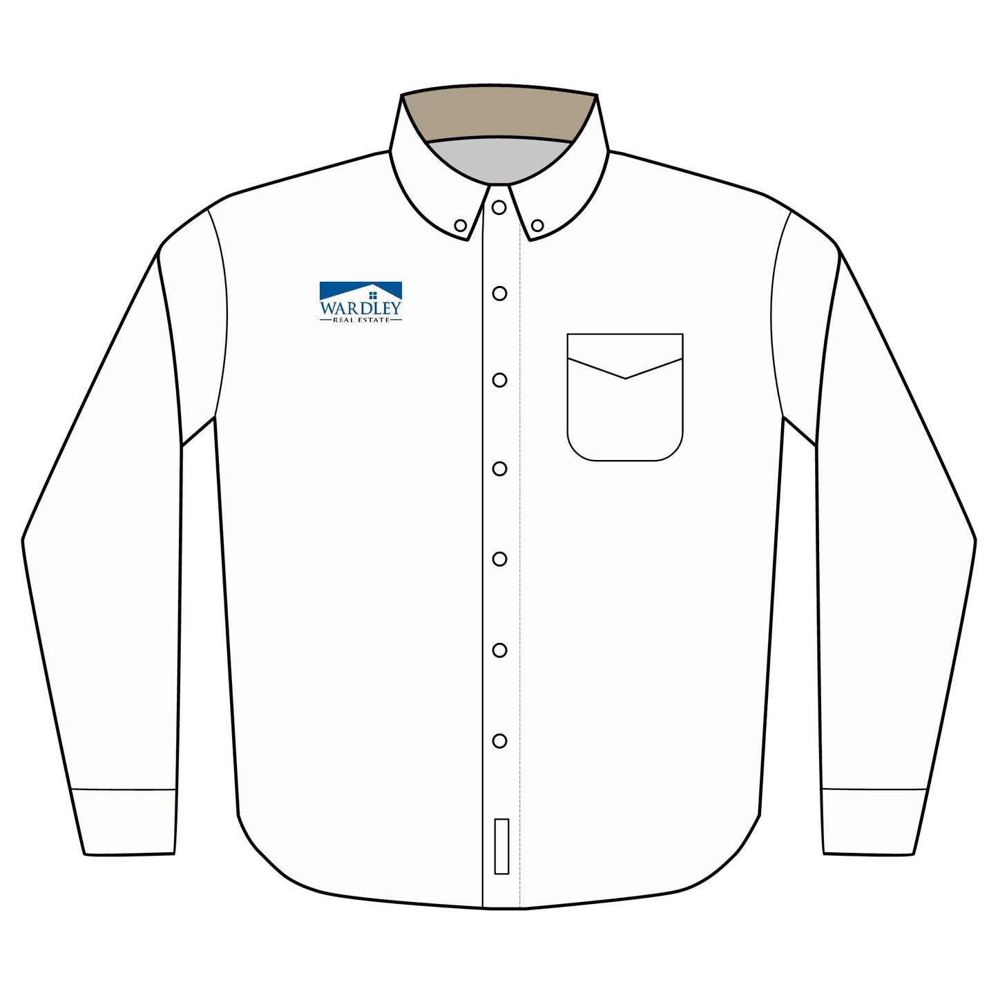 Embroidered Long Sleeve Shirt for Comfort, Work, and Casual Wear, Customizable Gift for Any Occasion, Stylish and Functional