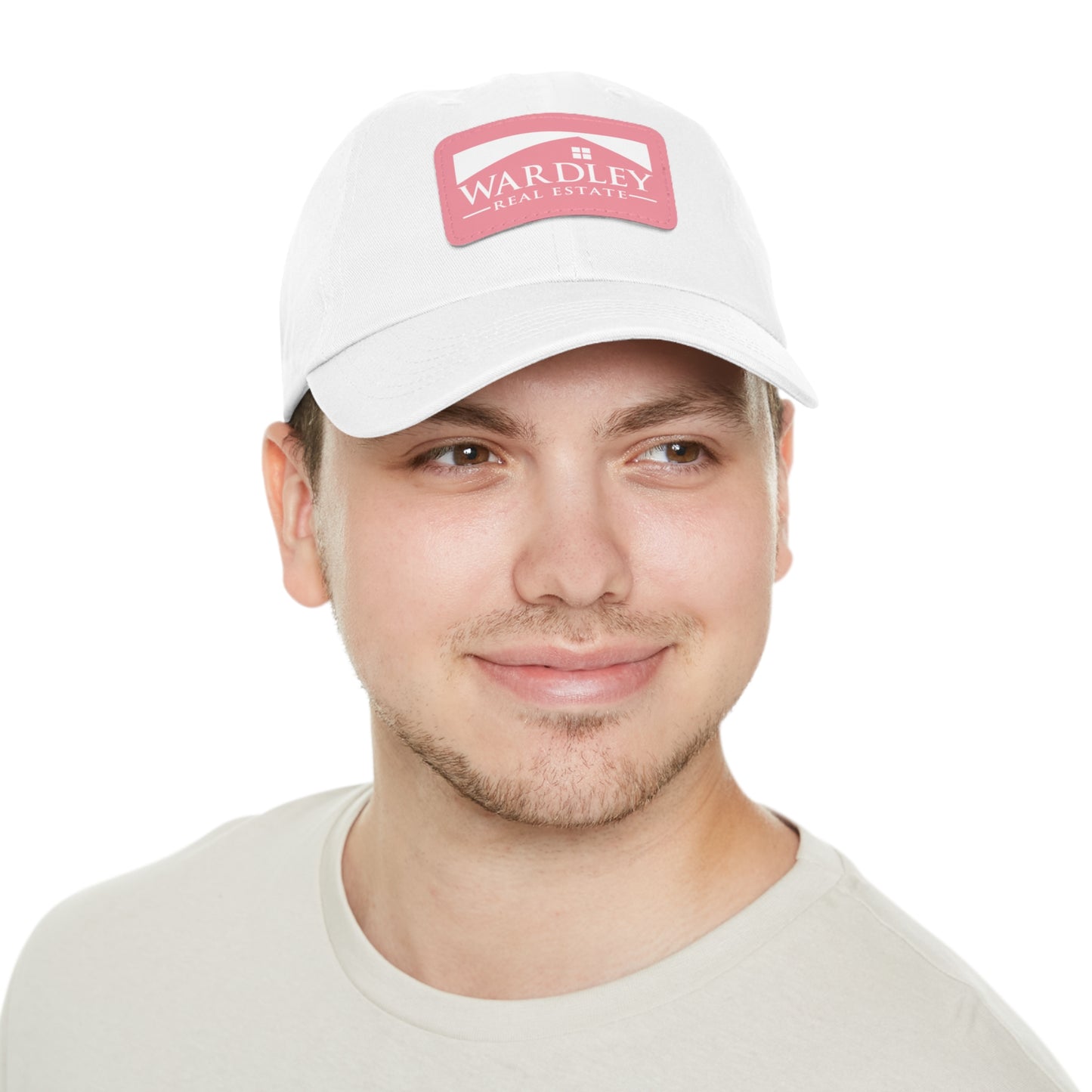 Dad Hat with Leather Patch (Rectangle)